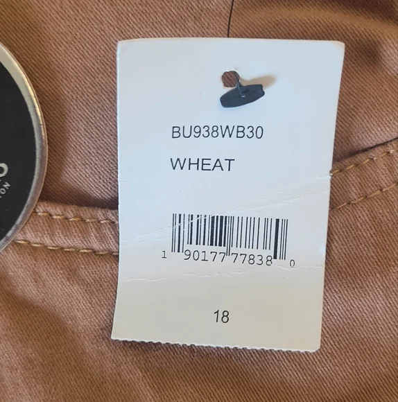 Boy's Tan Buffalo David Bitton Jeans with Zipper Details - Picture 3 of 7